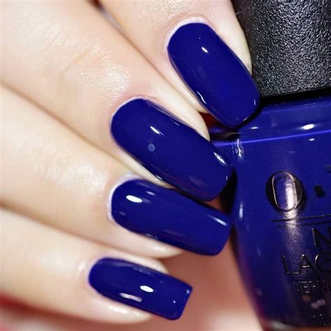navy blue nail polish